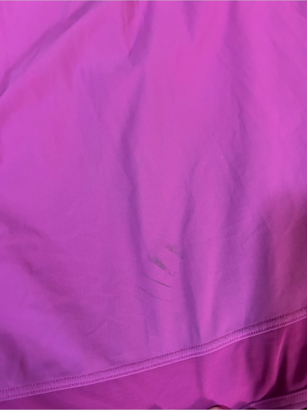 Lululemon Magenta Pink Mesh Trim Open Back Short Sleeve Run Top – Size 6 - Picture 11 of 13